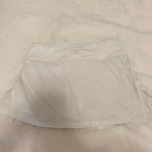 Lululemon white tennis skirt